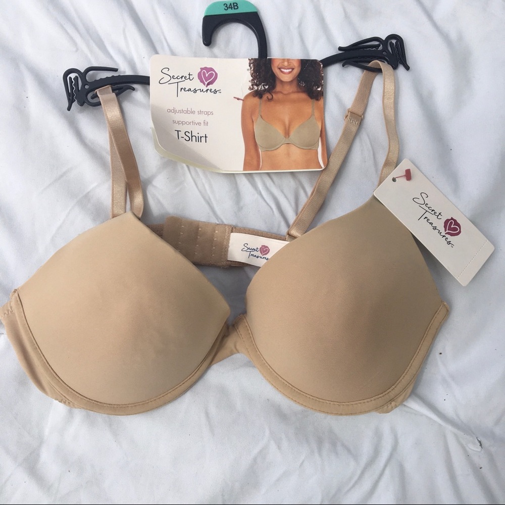 NWT beige underwire bra size 34B